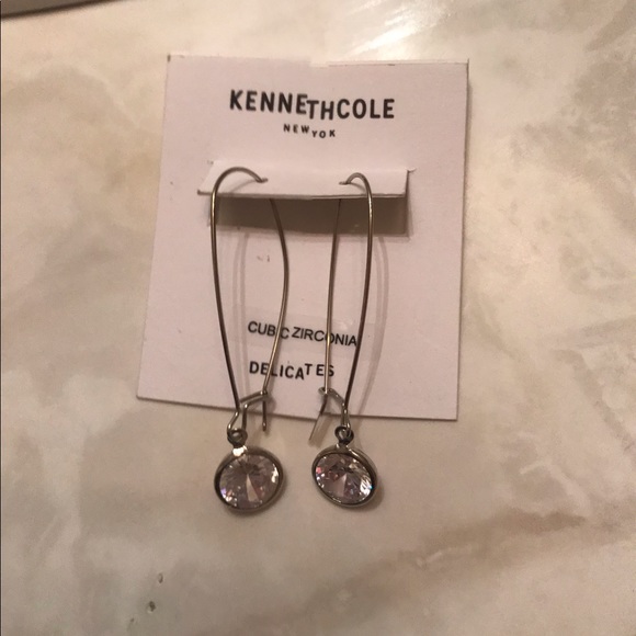 Kenneth Cole silver plated earrings - Picture 7 of 8
